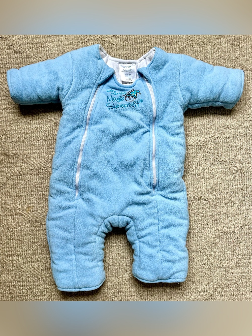 Magic Sleepsuit Fleece One-Piece - Light Blue